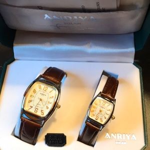 Anriya Vintage Collection his and hers watch set
